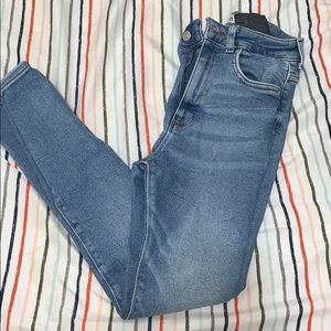 Zara high waisted skinny jeans